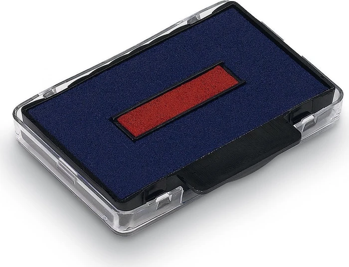 trodat 6/53 Ersatz-Stempelkissen, blau/rot, 2er-Pack