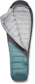 Rab Radeon -6C Wide Mumienschlafsack sage/graphene