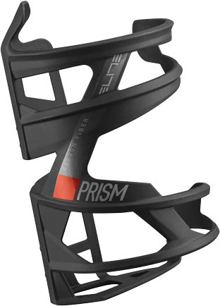 Elite Prism Carbon Right Flaschenhalter mat/red graphic