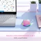 Seenda Rechargeable Wireless RGB Mouse mit Jiggler-Funktion, türkis/rosa, USB Vorschaubild