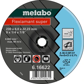Metabo Flexiamant Super Inox A 36-O Trennscheibe gekröpft, 150x6x22.23mm, 1 Stück