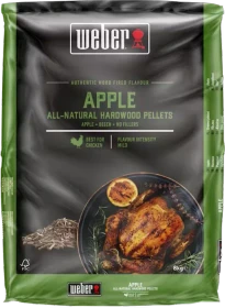 Weber All-Natural Hardwood Räucherpellets Apfelholz, 8kg
