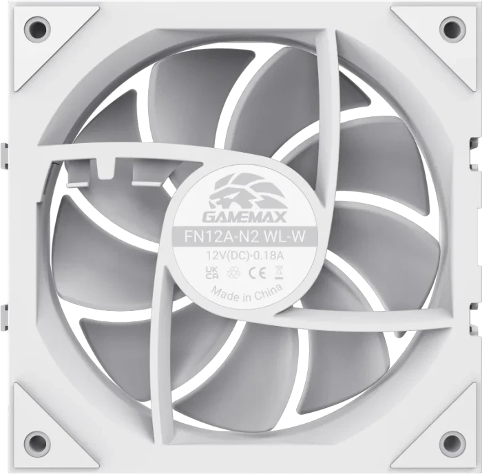 GameMax FN12A-N2 WL-W, weiß, 120mm, 3er-Pack