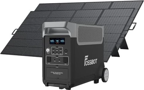 Fossibot F3600 Pro Solargenerator + 2x Solarpanel 420W, 3840Wh