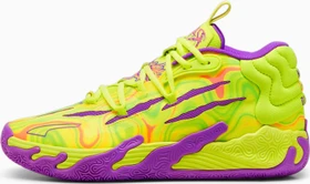 Puma MB.03 Spark safety yellow/purple glimmer