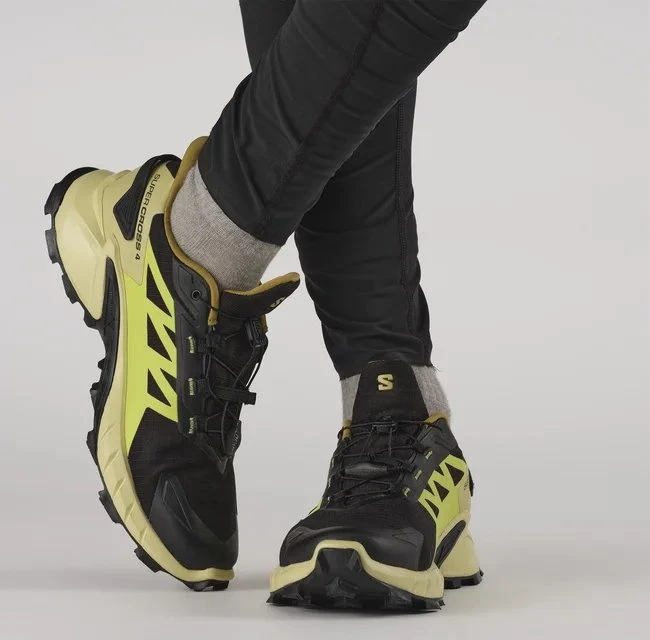 Salomon Supercross 4 GTX black/leek green/acid lime (Herren)