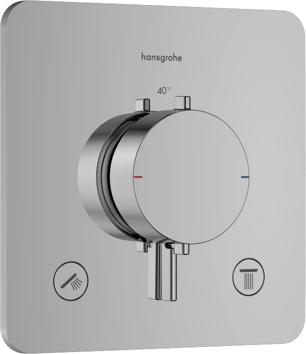 Hansgrohe Ecostat Comfort Q Thermostat Unterputz für 2 Verbraucher chrom