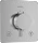 Hansgrohe Ecostat Comfort Q Thermostat Unterputz für 2 Verbraucher chrom (33713000)