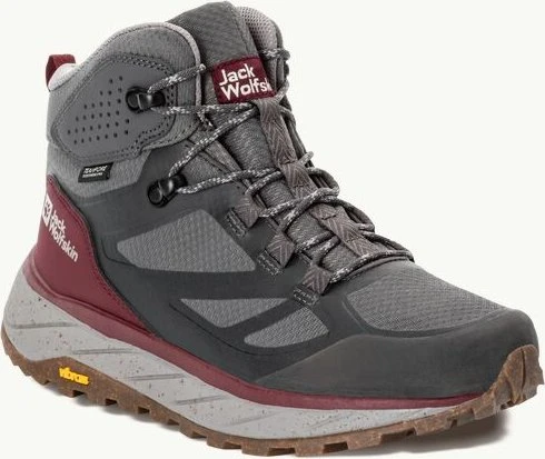 Jack Wolfskin Terraventure Texapore Mid dark maroon (Damen)