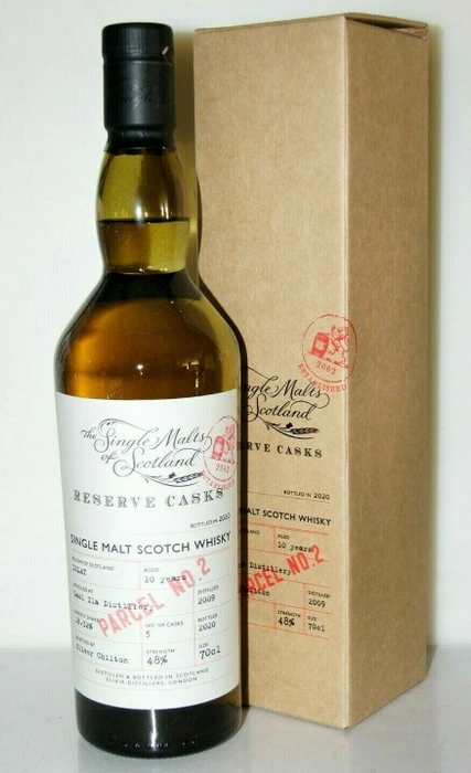 The Single Malts of Scotland Reserve Casks Caol Ila 2009 10 Years Old 700ml