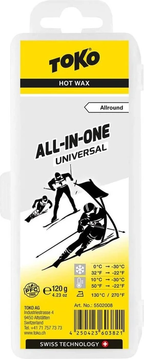 Toko All-in-one Hot 120g universal Wachs