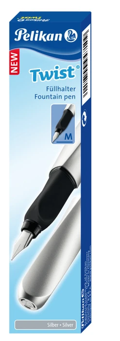 Pelikan Twist silver, rechte Hand/linke Hand, mittel