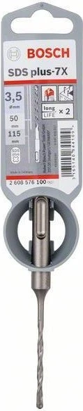 Bosch Professional SDS-plus-7X Hammerbohrer, 3.5x50x115mm, 1 Stück