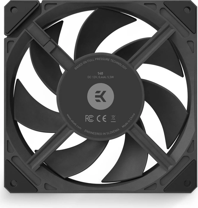 EK Water Blocks EK-Loop Fan FPT 140, Black, 600-2000rpm, 140mm