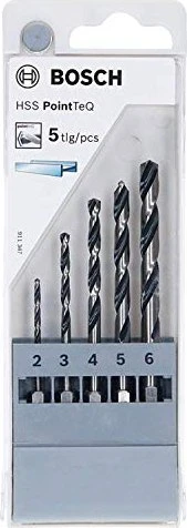 Bosch Professional HSS PointTeQ Spiralbohrer mit Sechskantschaft