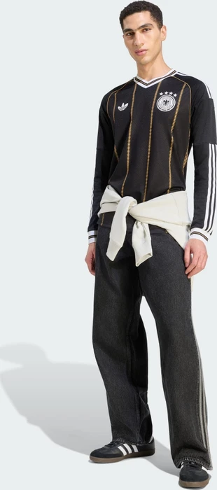 adidas FIFA WM 2026 Deutschland Ausweichtrikot langarm schwarz (Herren)