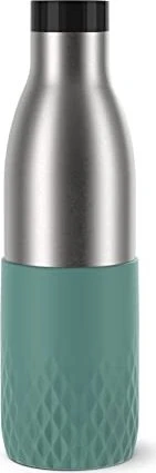 Emsa Bludrop Sleeve Trinkflasche 700ml petrol
