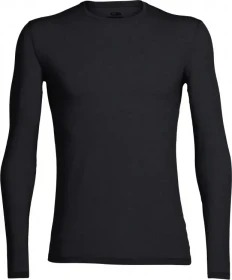 Icebreaker Merino Anatomica Funktionsshirt langarm schwarz (Herren)