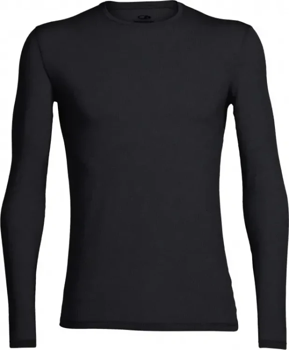 Icebreaker Merino Anatomica Funktionsshirt langarm schwarz (Herren)