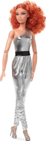 Mattel Barbie - Signature - Looks roten Locken silbern glänzender Jumpsuit