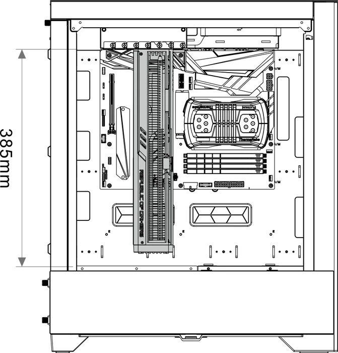 Thermaltake CTE T500 Air, schwarz, Glasfenster