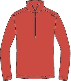 CMP Fleece Stretch Performance Funktionsshirt langarm flame orange (Herren)