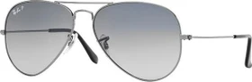 Ray-Ban RB3025 Aviator Gradient 58mm gunmetal/polarized blue-grey gradient