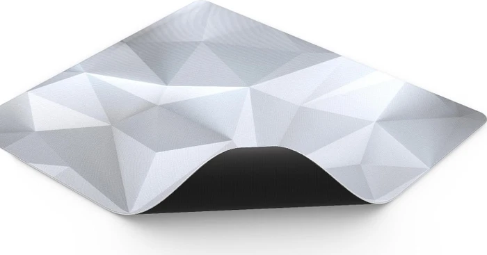 Endorfy Crystal Onyx White L, 450x400mm, Motiv weiß/grau