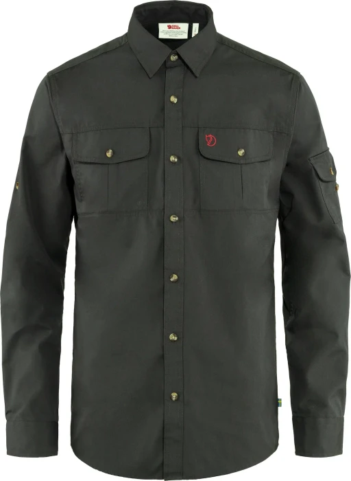 Fjällräven Singi Trekking Hemd langarm dark grey (Herren)
