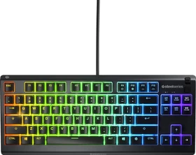 SteelSeries Apex 3 TKL, schwarz, LEDs RGB, USB, DE