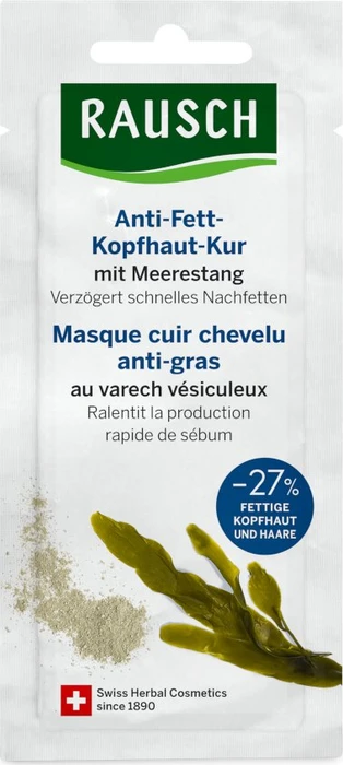 Rausch Anti-Fett-Kopfhaut-Kur mit Meerestang, 300ml (20x 15ml)