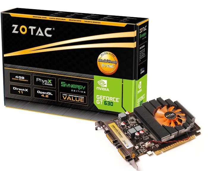 Zotac GeForce GT 630 Synergy, 4GB DDR3, 2x DVI, Mini HDMI