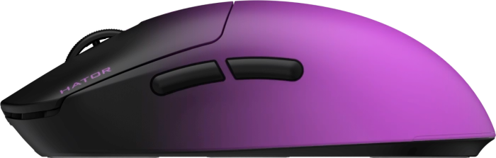 Hator Quasar 3 Ultima 8K Wireless Gaming Mouse schwarz/violett, USB/Bluetooth