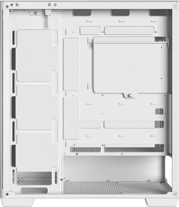 DeepCool CG580, weiß, Glasfenster