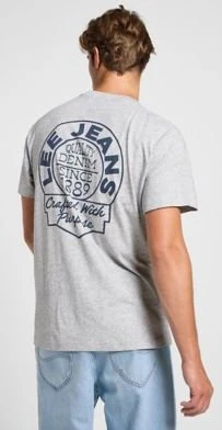 Lee Short Sleeve Relaxed T-Shirt kurzarm grey mele (Herren)