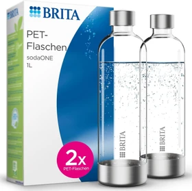 Brita Sodaone PET Sodaflasche 1l, 2 Stück