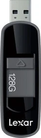 Lexar JumpDrive S75 128GB schwarz, USB-A, USB 3.2 Gen 1×1