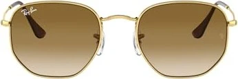 Ray-Ban RB3548 Hexagonal 54mm gold/light brown gradient