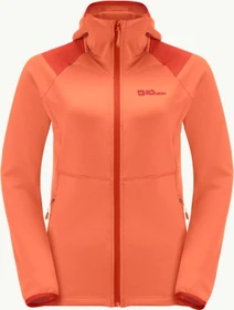Jack Wolfskin Kolbenberg Hooded FZ Jacke guave (Damen)
