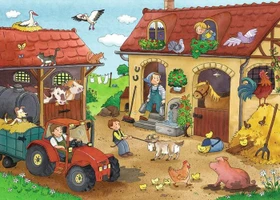 Ravensburger Puzzle Fleißig auf dem Bauernhof