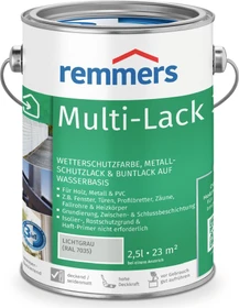 Remmers Multi-Lack 3in1 Metallschutzmittel lichtgrau (RAL7035), 2.5l