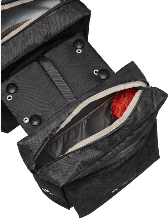 Vaude TwinZipper UniKlip 2 Gepäcktasche schwarz