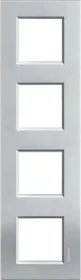 Bticino Livinglight Abdeckrahmen 4-fach, tech