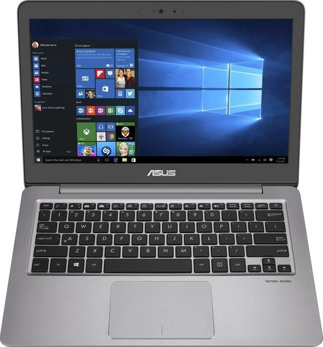 ASUS ZenBook UX310UQ-GL048T, Quartz Grey, Core i5-6200U, 8GB RAM, 256GB SSD, 1TB HDD, GeForce 940MX, DE