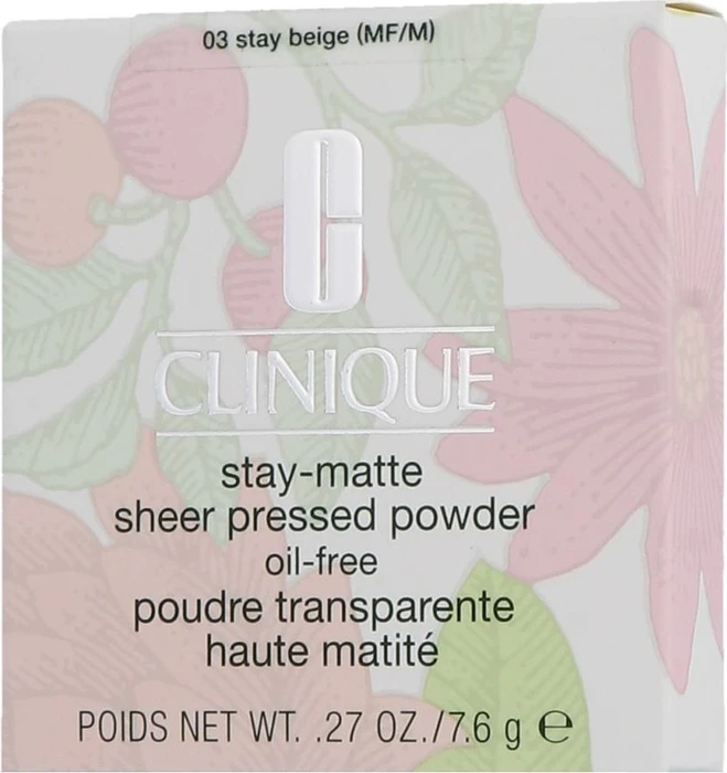Clinique Stay-Matte Sheer Pressed Puder Stay Beige, 7.6g