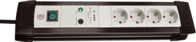 Brennenstuhl Premium-Line 30000A, 4-fach, 3m, grau