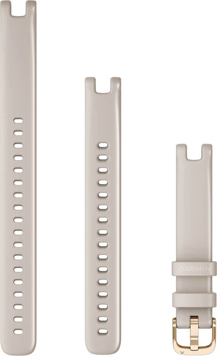 Garmin Ersatzarmband 14mm Silikon für Lily light sand/rose gold