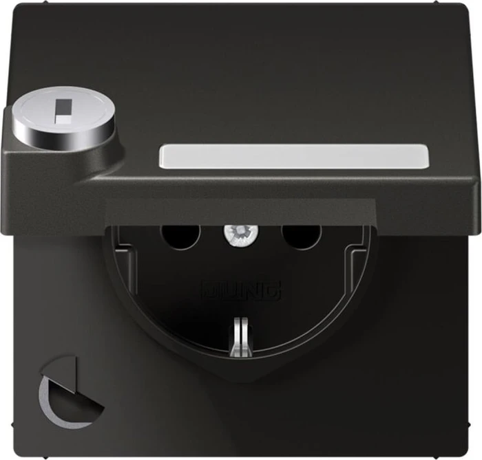 Jung Serie LS Steckdose Metallausführung 16A 250V, anthrazit