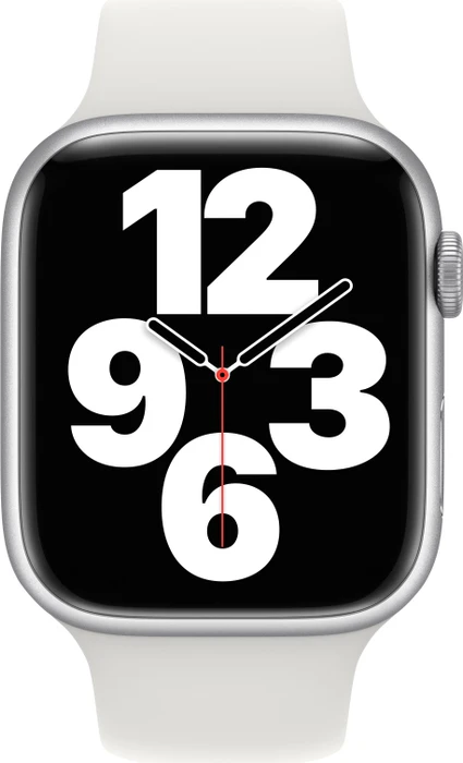Apple Sportarmband Regular für Apple Watch 45mm weiß