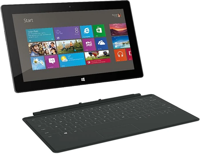 Microsoft Surface RT, schwarz, Tegra 3 T30L, 2GB RAM, 32GB, Touch Cover schwarz